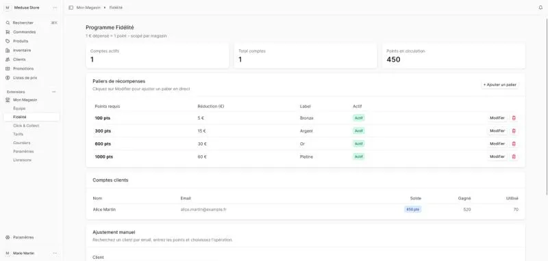 Aperçu 1 de Plateforme e-commerce multi-enseigne